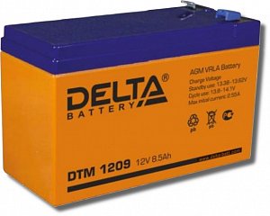 Аккумулятор  АКБ  DELTA DTM1209 12v 9Ач,