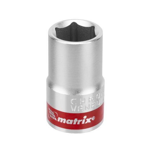 Головка торцевая, 14 мм, шестигранная, CrV, под квадрат 1/2 Matrix 13114