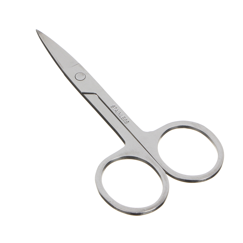 Ножницы маникюрные для ногтей и кутикулы с прямыми лезвиями, сталь, 8,8см 305-274