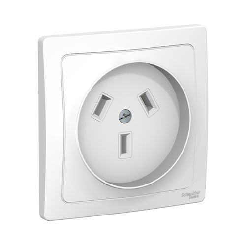 Сил розетка СУ 2Р+N, 32А, 250В, BLANCA белая (Schneider Electric)
