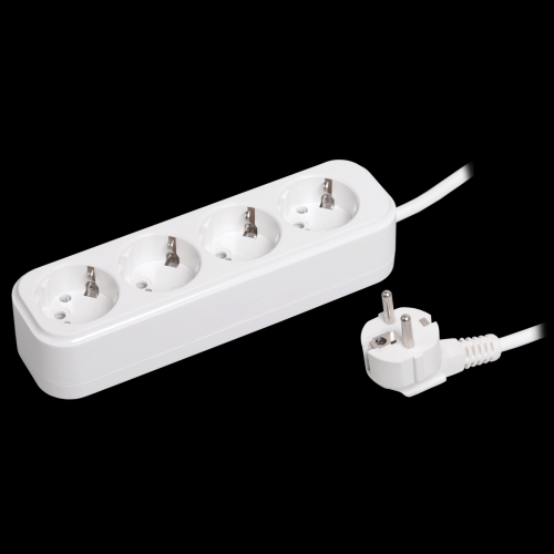 Удлинитель У04 4 места 2Р+РЕ/5.0 метра 3х1мм2 16А/250В CLASSIC IEK