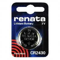 Батарейка таблетка CR2430 3v RENATA   D-24,5 H-3,0