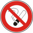 Самоклеющиеся знаки  "Запрещается курить" 200х200мм.