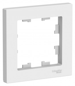 Рамка 1-ная белый AtlasDesign Schneider Electric ATN000101