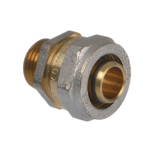 Муфта для металлопластиковой трубы 20 х 1/2"(15 мм) цанга наружная