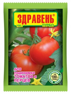 Удобрение Здравень турбо для томатов и перцев 150 гр.