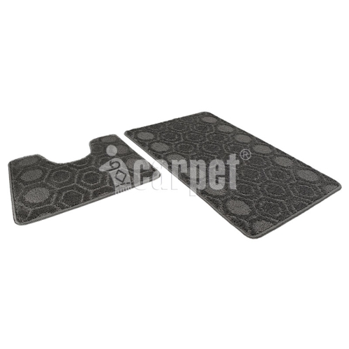 Набор ковриков АКТИВ icarpet 50*80+50*40 серый