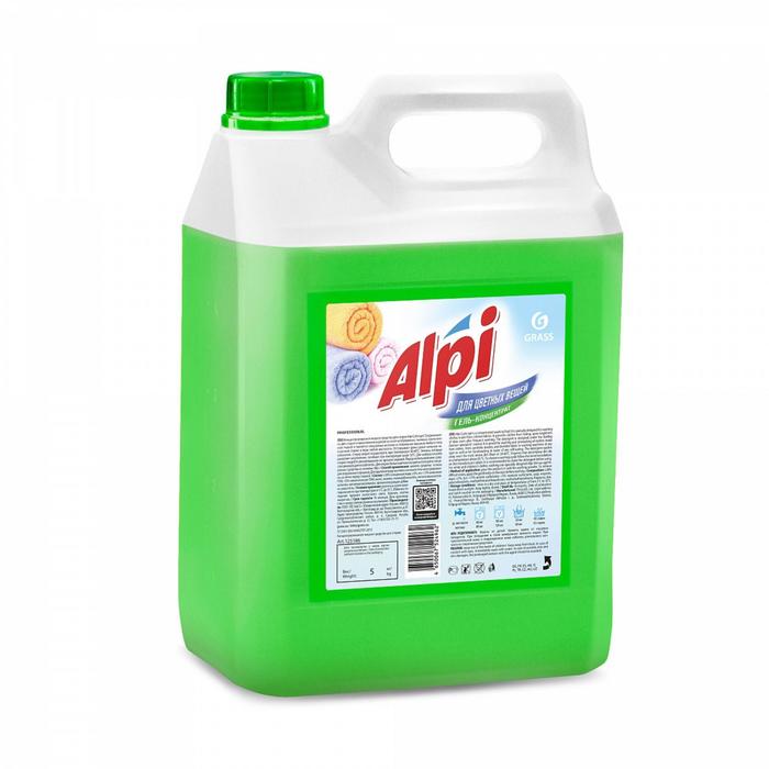 Средство для стирки гель концентрат для цветных вещей GRASS "ALPI" (5,0кг) 125186