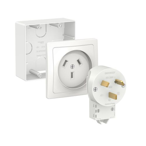 Сил вилка 3P 32A Schneider Electric Blanca