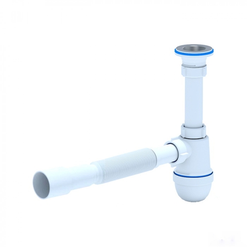 Сифон для умывальника 1 1/4"х32 гофра 32*40х50 Ани Юнг BM1016