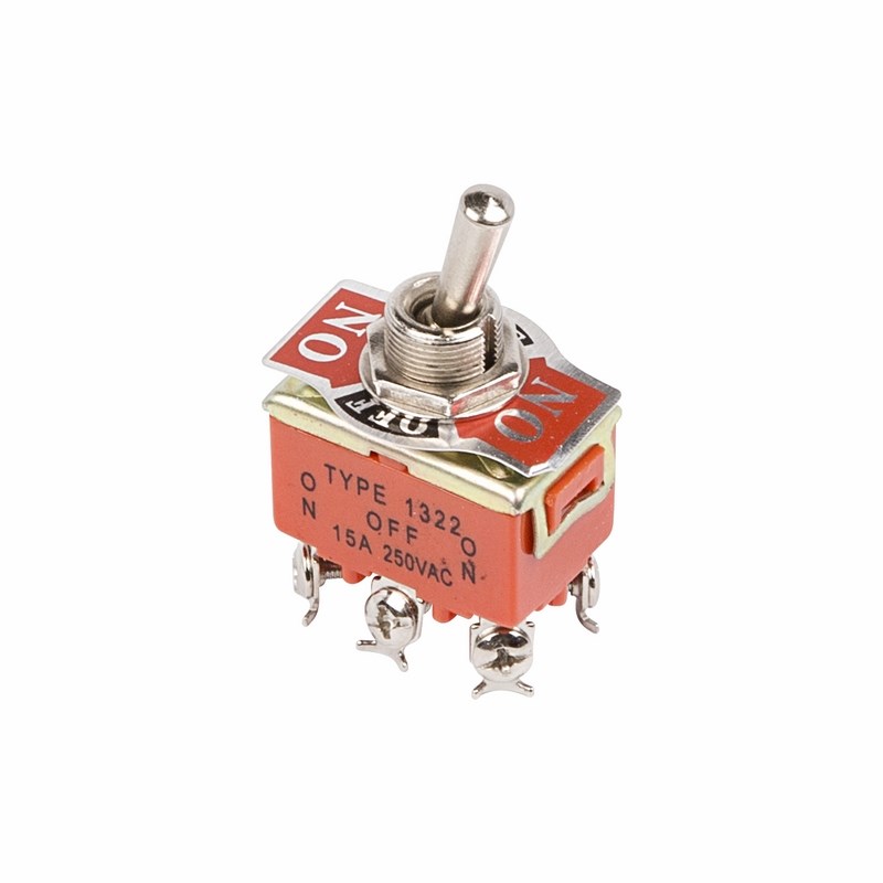 Тумблер KN-103 15А 250V 6 контакта ON-OFF-ON