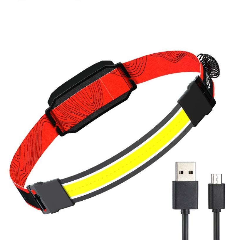 Фонарь налобный LED аккумуляторный. COB LIGHT STRIP, Type-C, полоска
