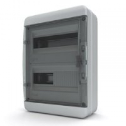 Бокс на  24 мод. ОУ BNK 65-24-1 Текфор IP65 прозрачный (410х300х153)