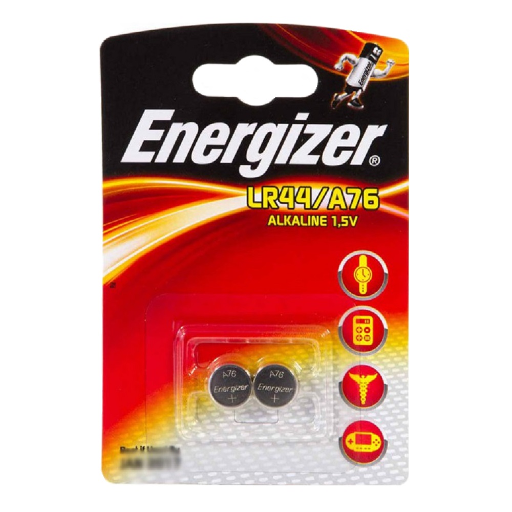 Батарейка таблетка 357 A76 LR44 1.5v ENERGIZER D-11,6 H-5,4