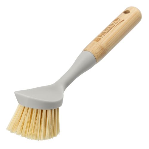 Щетка для посуды круглая d 60х230 мм, бамбуковая рукоятка, Home Palisad 93571