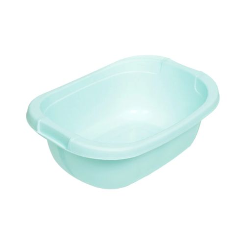 Таз пластиковый 15,0 л, прямоугольный, с ручкой, мятный, Berossi, АС 18357000