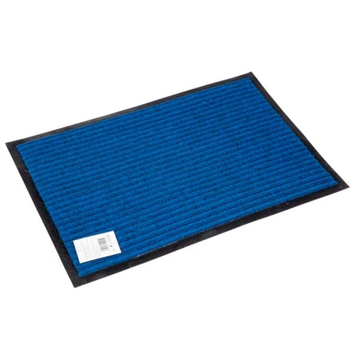 Коврик грязезащитный 50х80 см синий (Double stripe doormat 50х80 Blue)