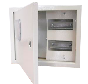 Щиток ОУ  ЩРУ-1Н- 6/2 горизонтальный (250х300х130) стекло, 1ф.сч. IP31 БЕЗ ЗАМКА