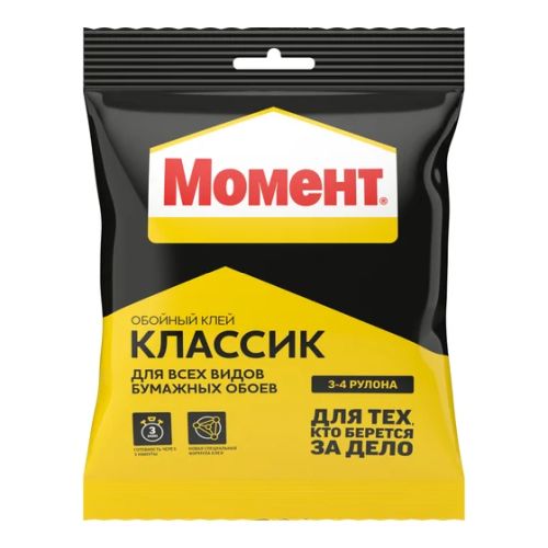Клей обойный Момент Классик пакет 100 гр, 762892