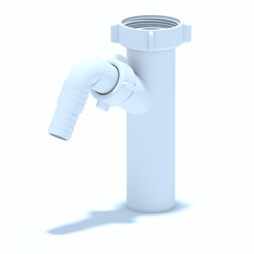 Отвод для стиральной машины 1 1/2"*40мм. М140 АниПласт
