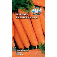 Семена Морковь Витаминная 6, 2 г, Седек