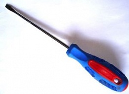 Отвертка шлиц. SL6,0 х150 двухкомпонентная ручка KAM-TOOLS