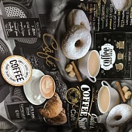 Клеенка столовая на нетканой основе DEKORAMA COFFEE