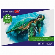 Альбом для акварели А4 40л BRAUBERG 105927