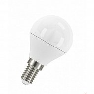 Лампа светодиодная шар Е14  7,0Вт 220В 3000K теплая, матовая OSRAM LV 620