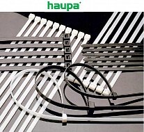 Хомут для кабеля  Haupa 4,8 х 250 черн. (100шт) Germany