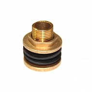 Врезка 1/2" латунь