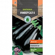 Семена Баклажан Универсал 6, 0.3 г, Тимирязевский питомник