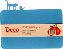 Доска разделочная пластик 30*25*0.2 Deco