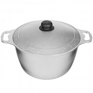 Кастрюля алюминий  8,0л с крышкой KUKMARA к80