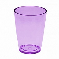 Стакан пластиковый 500мл МОНО фиолетовый