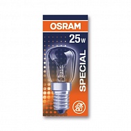 Лампа накаливания Е14 РН 220в 25Вт OSRAM SPC.T26/57