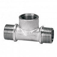 Тройник ник  1/2"(15мм) нар.-вн.-нар.