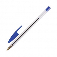 Ручка шариковая синяя 0,5mm STAFF "Basic BP-01" 141672