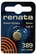 Батарейка таблетка (D-11,6 H- 3,1) AG10 389-390 SR1130W Renata 