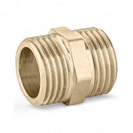 Ниппель латунь  1/2"(15) нар.-нар.
