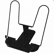 Подставка для книг BRAUBERG LINE+, металлическая, чёрная, 238214