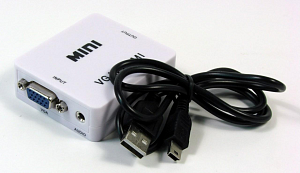 Адаптер  out HDMI - in VGA mini