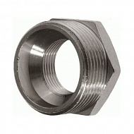 Футорка никелированная   1" (25 мм)x2"(50мм)