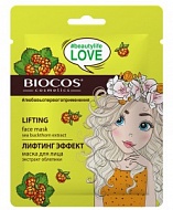 Маска тканевая для лица Лифтинг Эффект 32г BioCos