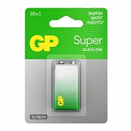 Батарейка крона 6LR61 9V GP Super зеленая