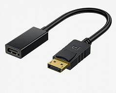Переходник HDMI гнездо- DisplayPort штекер 25см