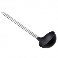 Половник жаропрочный нейлон, ручка нержавеющая сталь, Аргенто VETTA 881-141