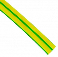 Трубка термоусадочная  16,0/8,0мм жёлто-зелёная