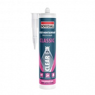 Клей ЖГ SOUDAL CLEAR FIX CLASSIC монтажный (280 мл) прозрачный