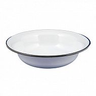 Миска эмаль 0,9л белая С40306